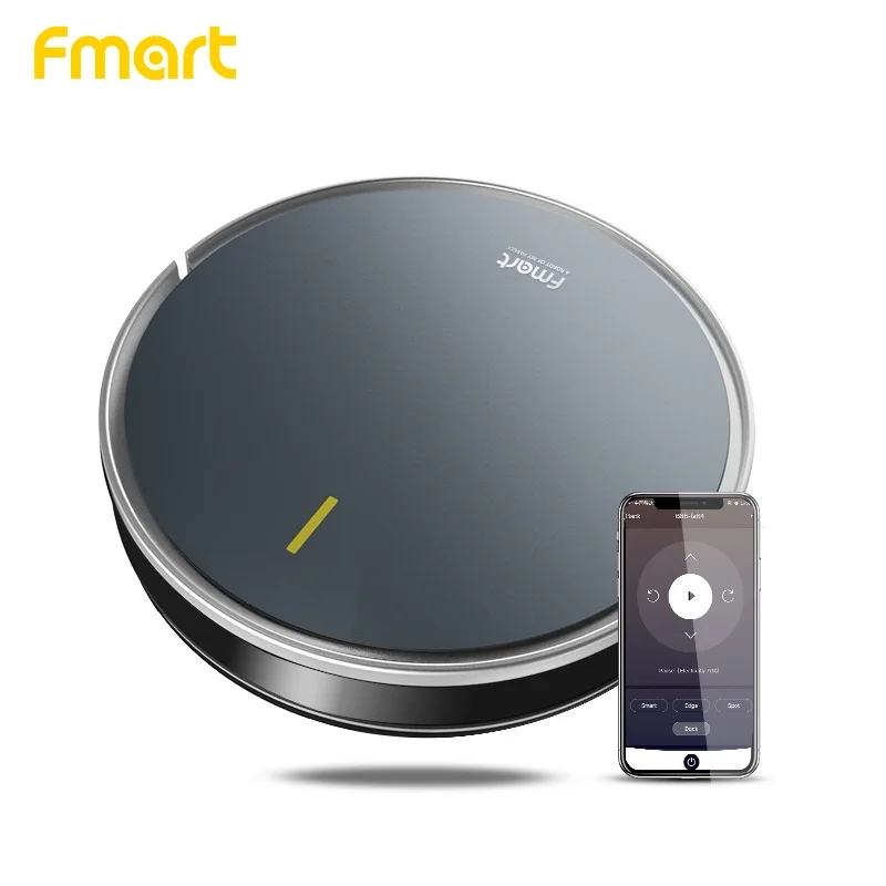 

Fmart Robot Vacuum Cleaner App WIFI Control B66 Smart Control Application Planned Sweeping and Wet Cleaning High suction wet dry