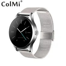 ColMi Smart Uhr K88H Sync Benachrichtigung Herzfrequenz Tracke Bluetooth Verbinden mit Android und IOS Telefon Alloy strap Smartwatch