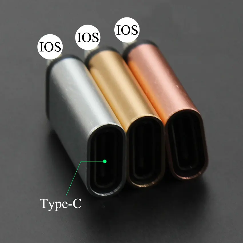 Адаптер зарядного устройства для iPhone 2 шт. переходник мама папа с Micro USB/Type C 6 6s 7 8 Plus