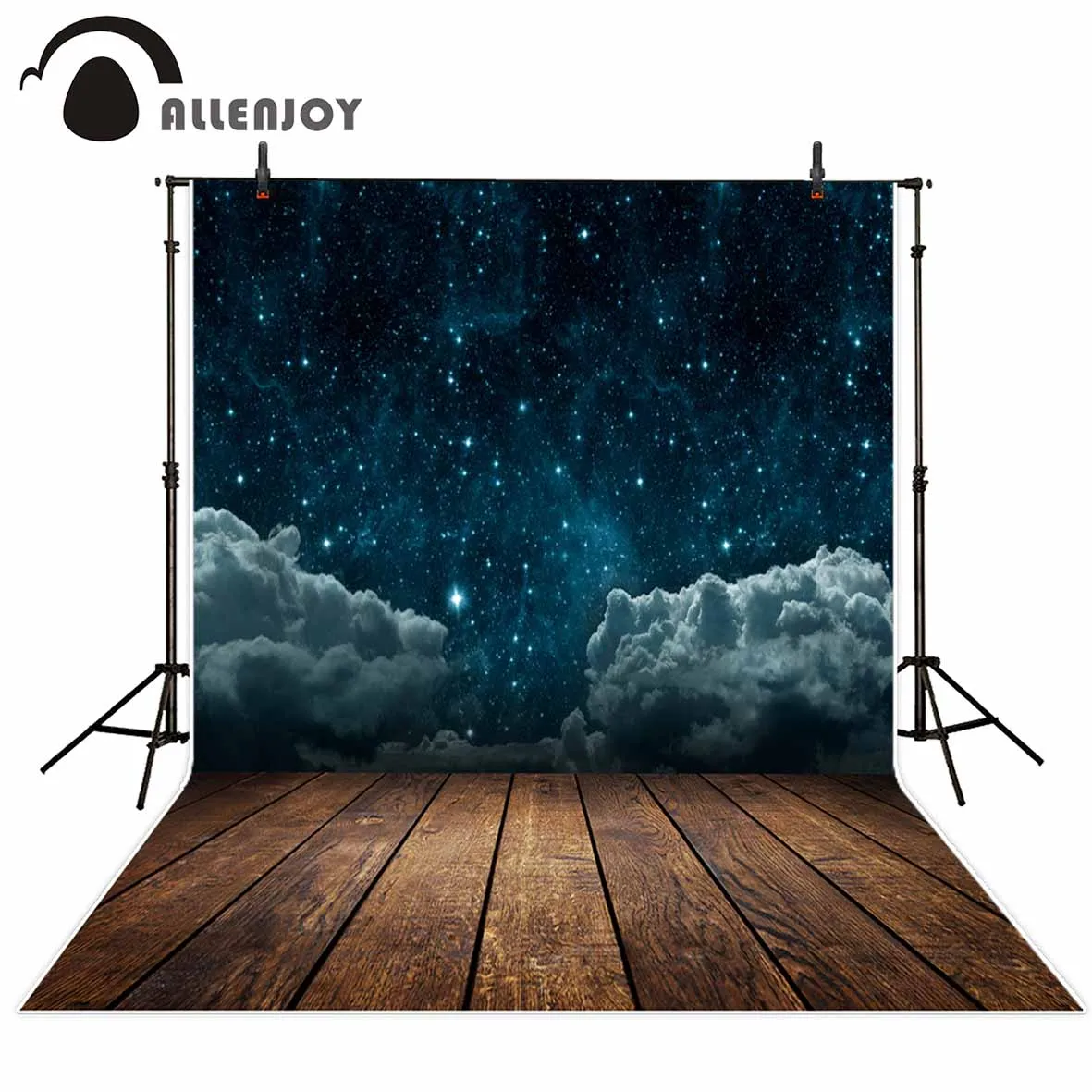 Фотофон allenjoy Sky cloud для детей деревянный пол фотосъемки Виниловый фон студии |