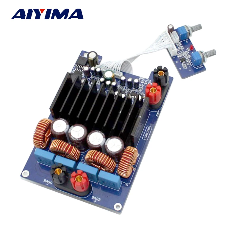 Aiyima 600 Вт TAS5630 сабвуфер усилитель доска Amplificador класса D Цифровой моно аудио DC48V |