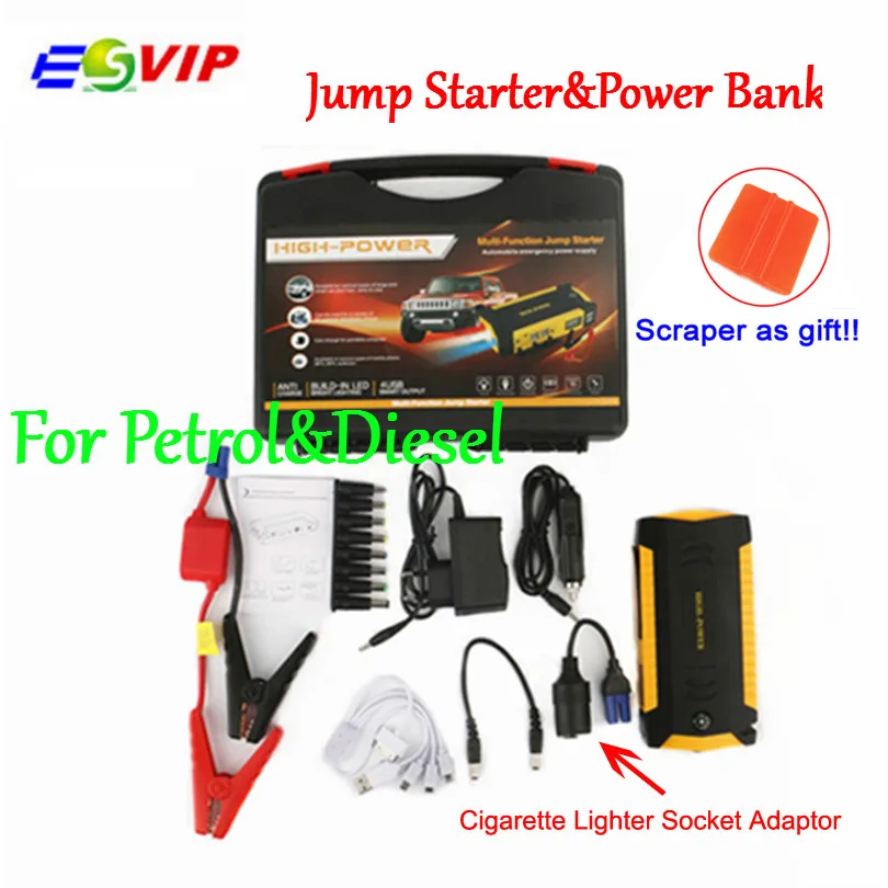 

Mini Emergency Starting Device Car Jump Starter 12V Portable Power Bank Car Charger for Car Battery Booster Petrol/Diesel