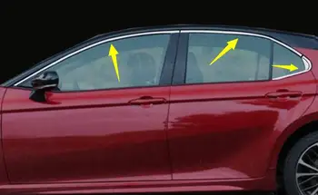 

2018 for Toyota Camry Modified Window Decoration Bar New Eighth Generation Stainless Steel Window Bright Bar Special Decoration