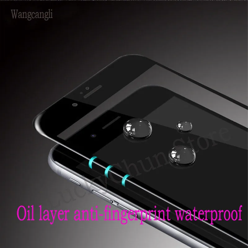 Wangcangli 3d Защитное стекло для iPhone 6 s 7 8 plus закаленное защита iphone plus|Защитные стёкла и