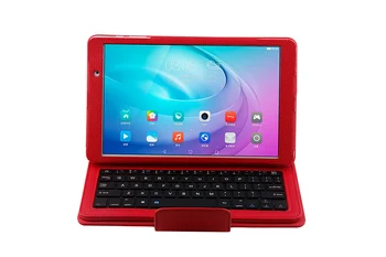 

Two Folding Design Flip Litchi Leather Case with Detachable Wireless Bluetooth Keyboard for Huawei Mediapad M2 10.1" SA102+Pen