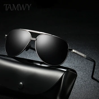 

TAMWY DESIGN Men Classic Pilot Sunglasses Aviation Frame UV400 Polarized Sun glasses For Men Driving UV400 Protection A515