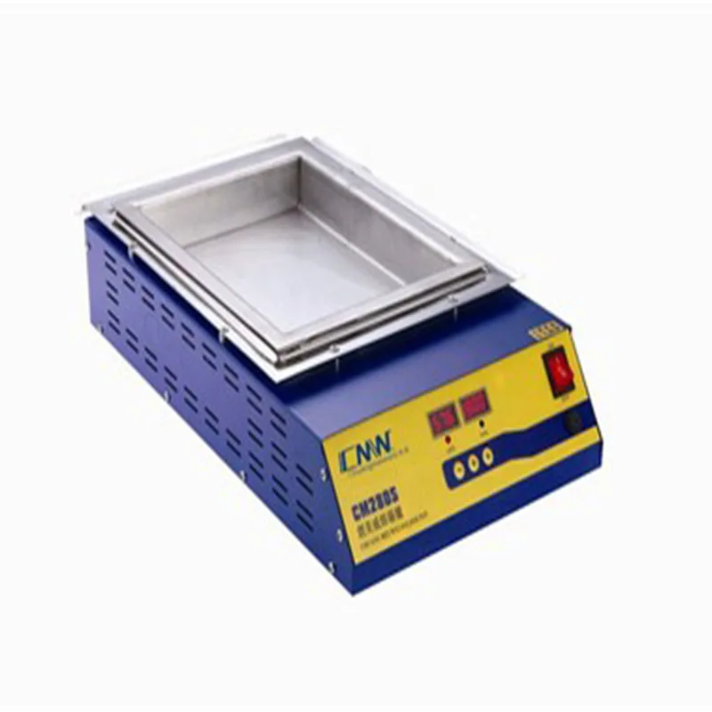 

Lead-free Double digital Solder Pot Soldering Soldering Desoldering Bath 280*200*45mm 21.2KG 2000W