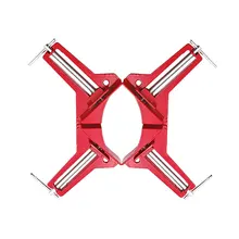 90 Degree Right Angle Clamp Woodworking Reinforcement Tool Mitre Corner Clamps Right Angle Clip Picture Frame Corner Clamp three dimensional right angle clip lab cross clamp laboratory metal grip supports laboratory clamp angular splint