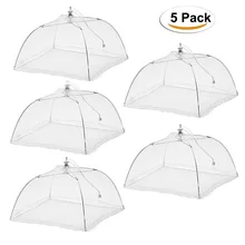 5 Упак. Большой Pop-Up Mesh контейнеры пищевые 18*18 дюймов палатка зонтик на открытом воздухе пикники BBQs ошибки экран палатки протекторы складной