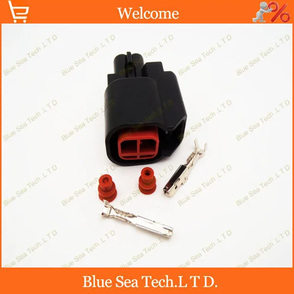 5 sets 2Pin 1.5mm Auto oil nozzle plug,Car waterproof Electrical