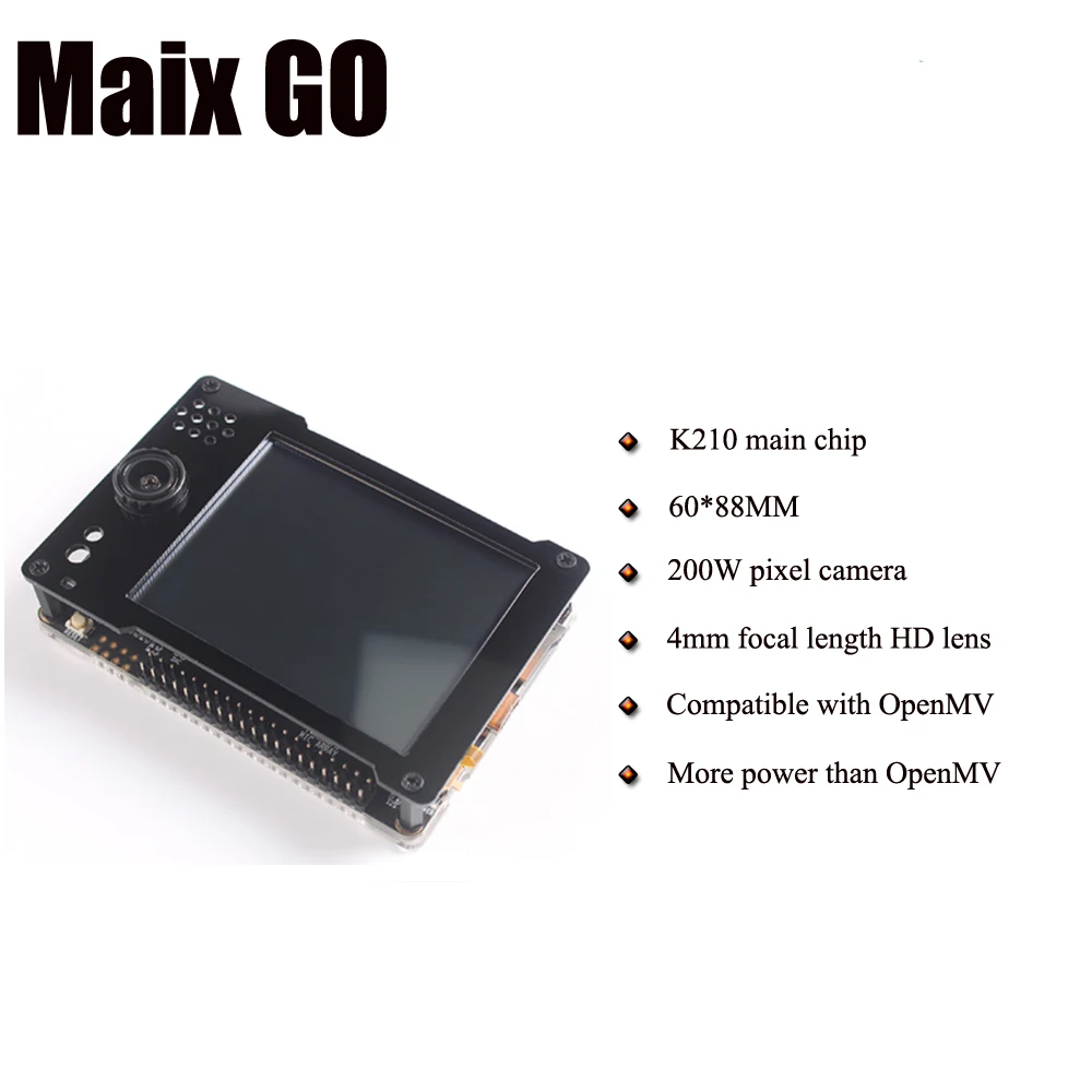 Sipeed MAIX GO K210 AI Pocket Deluxe полнофункциональная макетная плата с корпусом бортовой