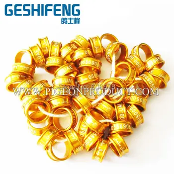 

2-28mm different size aluminum pigeon ring and bird rings USA