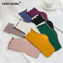 [COSPLACOOL] Харадзюку, корейский стиль, весна-лето, модные милые носки, женские цветные длинные носки, креативные Calcetines Skarpetki