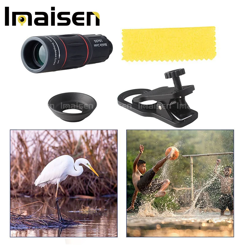 

Mobile phone optical telescope 18X telephone zoom camera lens for cellphone