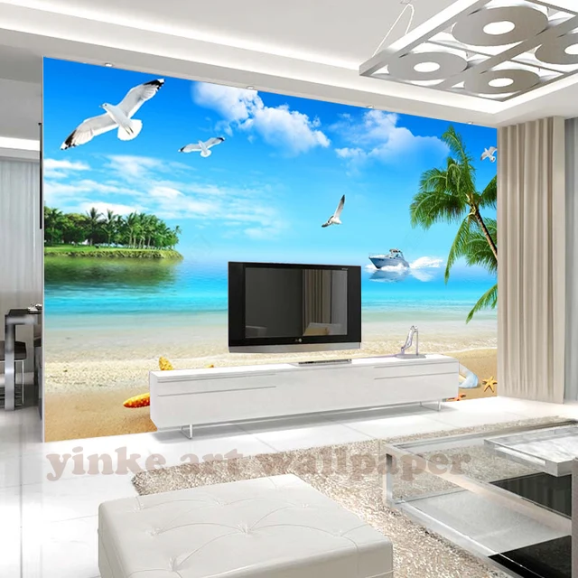 Benutzerdefinierte wandbild fototapete 3d wandbilder Meer sansbeach ... Benutzerdefinierte wandbild fototapete 3d wandbilder Meer sansbeach ...