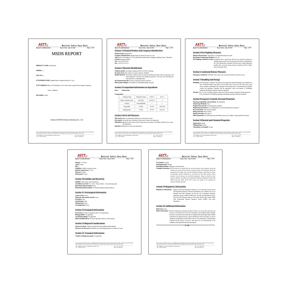 10 мл корейское небо клей для наращивания ресниц S + прививки MSDS высыхания Клей