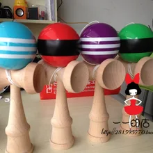 20 шт., высококачественный детский мяч, кендама полиуретановый рисунок в полоску