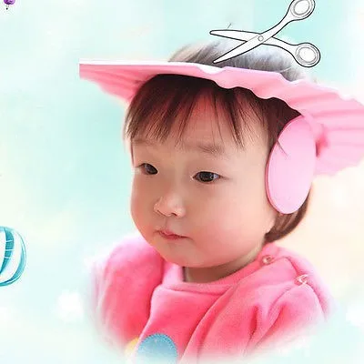 Hot-Adjustable-Convenient-Baby-Child-Kids-Ear-Shampoo-Bath-Shower-Cap-Hat-Wash-Hair