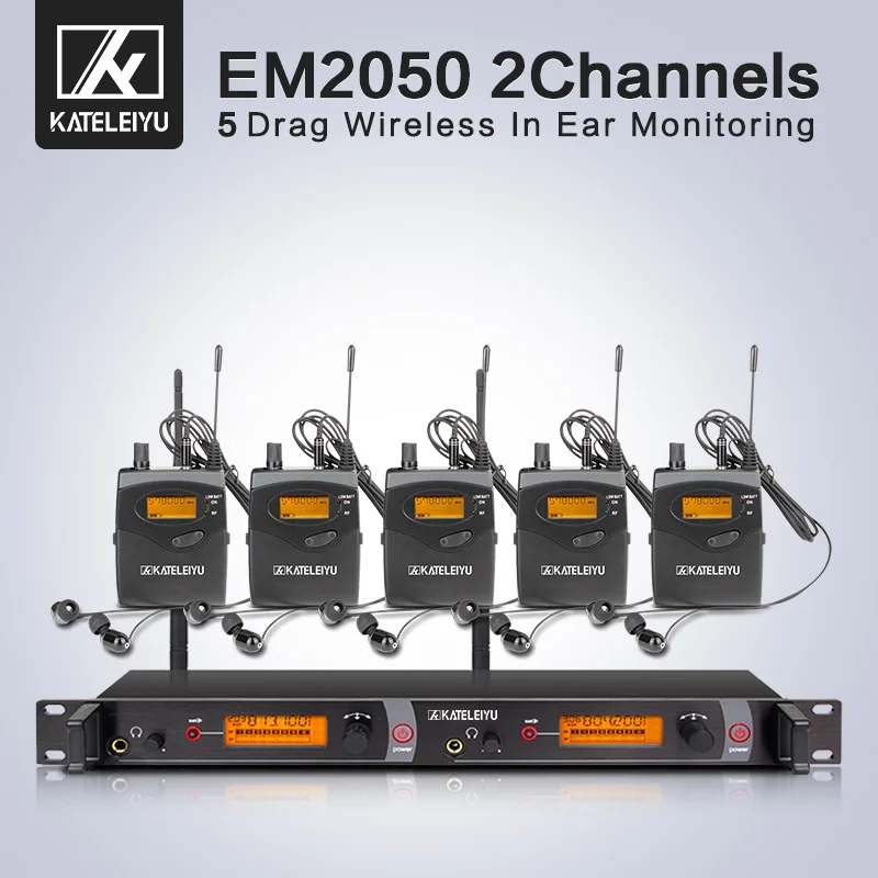 Wireless in ear Monitor profession System 5 ear