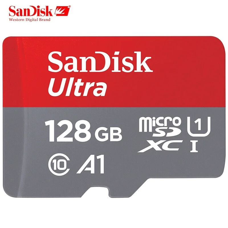 SanDisk Micro SD карта 32 Гб 64 128 памяти класс 10 UHS-1 U3 SDHC/SDXC Flash Tf Microsd | Компьютеры и офис