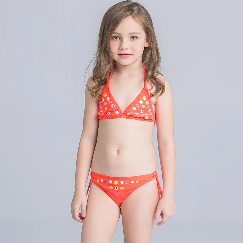 MuZhiDou Badeanzug für mädchen biquini infantil menina Mädchen Bademode