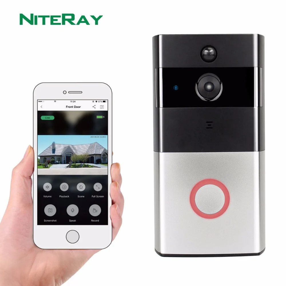 

Motion detection peephole camera digital peephole wifi 720p door viewer peephole camera wireless door sensor security intercom