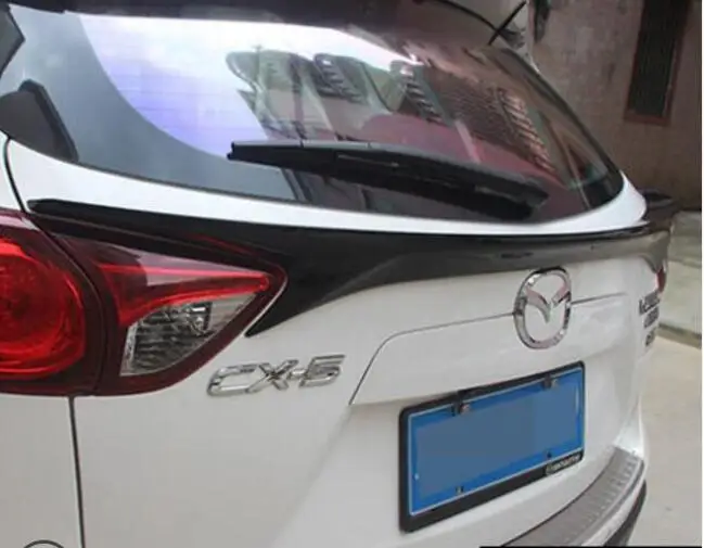 

High quality ABS Paint Car Rear Wing Trunk Lip Spoiler Wing Fits For MAZDA CX-5 CX5 2013 2014 2015 2016 Fast By EMS (8colors)