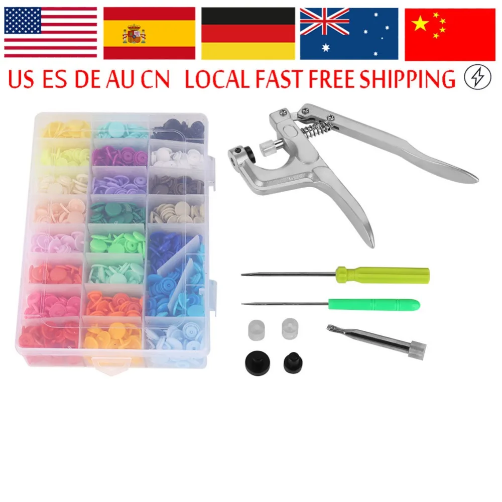 360 sets snap buttons beautiful color Plastic Resin Snap Button buttons