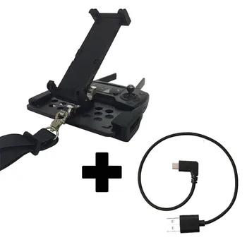 

Smartphone Tablet Holder Remote Controller Extended Bracket with Type C USB Data Cable for DJI Mavic Pro / Mavic Air / Spark
