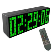 CHKOSDA Office Electronic Desk Clock Moment Timer Weather Station Stopwatch Clock Remote Control Digital Battery Wall Clocks