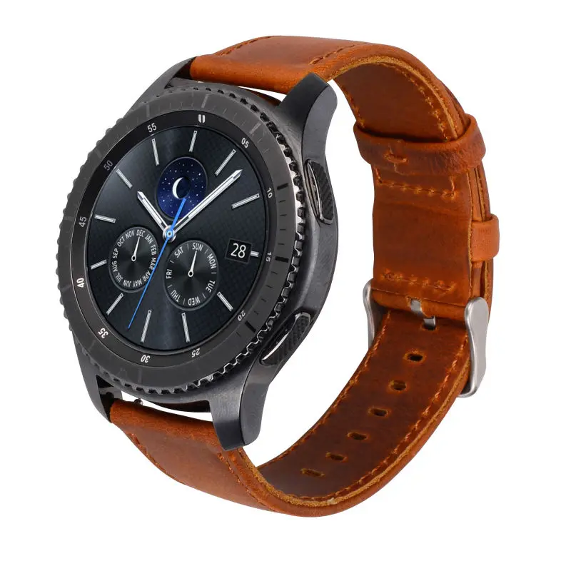 Genuine Leather Strap For Samsung Gear S3 font b Smart b font font b Watch b