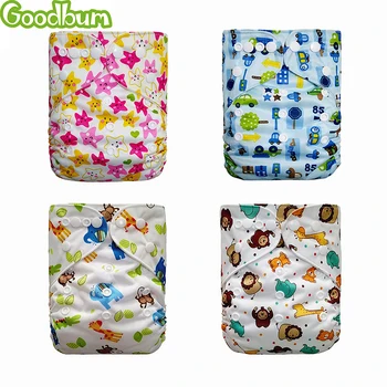 

Goodbum New Baby Potty Training Pants Newborn Cartoon Cloth Diaper Leak Proof Cloth Nappies Reusable Diaper Cover 1PC 2020
