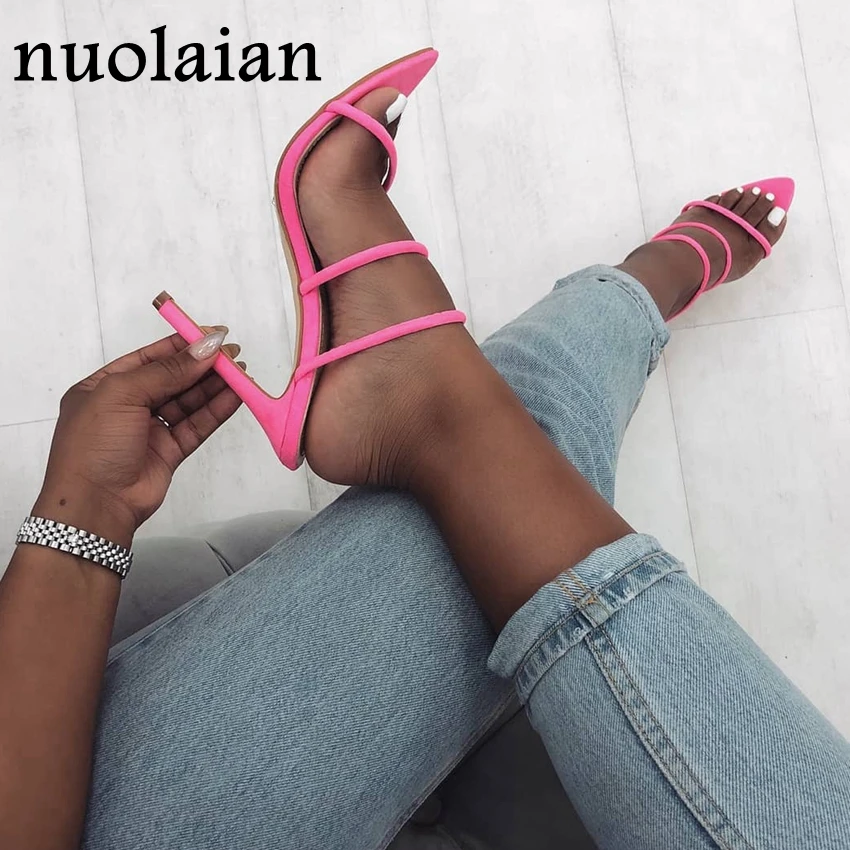 

2019 Summer High Heel Pumps For Woman Spring Open Toe High Heels Women Pump Shoes Wedding Party Sandal Shoe 11CM Heels Sandals