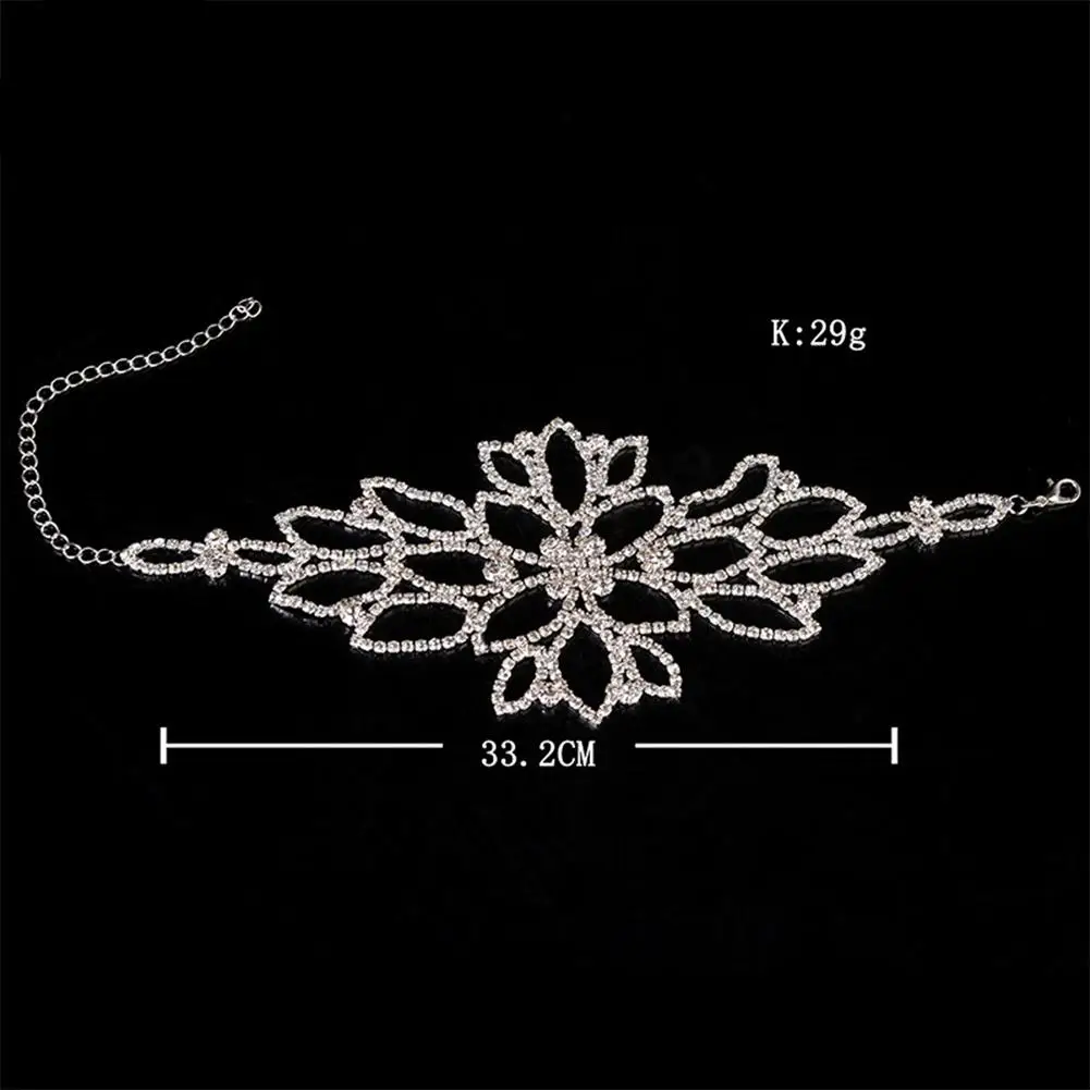 XY Fancy Для женщин Хрустальный цветок Форма браслет|hand chain|bracelet womenbracelet fashion |
