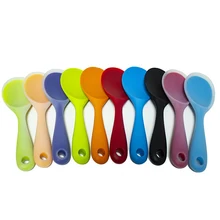 Силиконовая ложка с антипригарным покрытием Лопата для рисоварки Лопата не повреждает горшок лайнер рисовая ложка высокая термостойкость 180 ° C