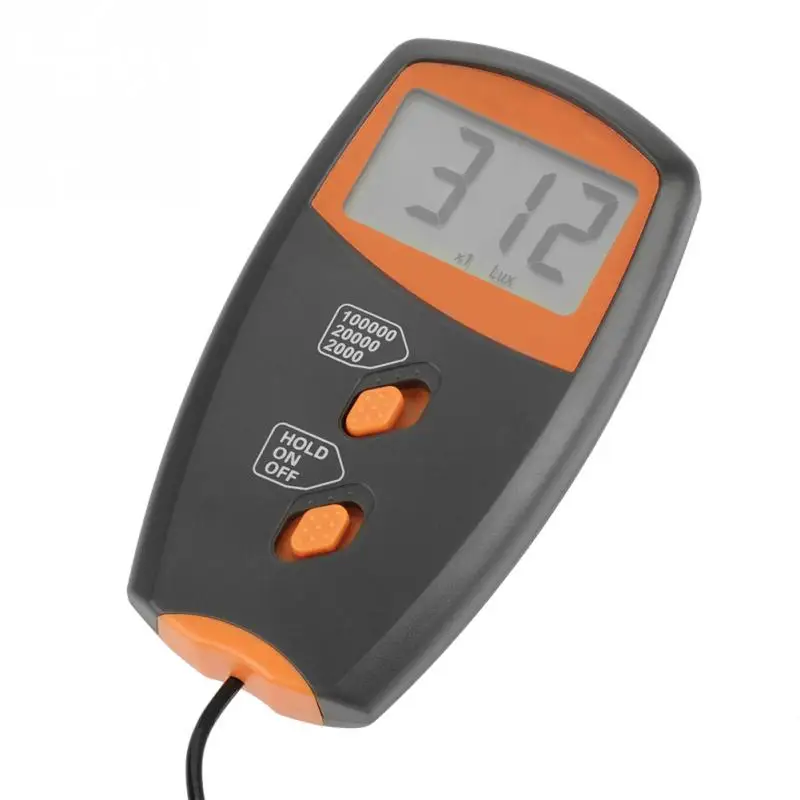 LX1010BS цифровой Luxmeter 3 1/2 ЖК дисплей измеритель освещенности тестирование