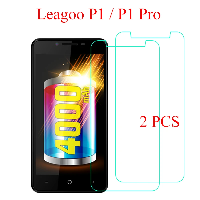 2 шт. для Leagoo P1 Защита экрана p1 Защитная стеклянная пленка взрывозащищенное