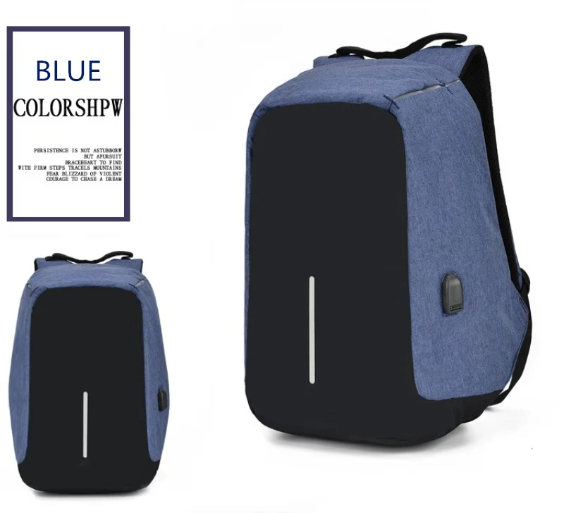 negócios computador saco multi-função estudantes universitários usb recarregável mochila