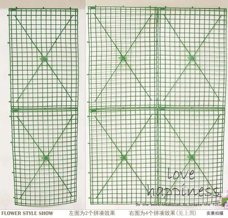 60x40 см пластиковая рамка для цветов настенные арки DIY свадебное украшение фон пластиковый изогнутый подстойник ряд цветов 10 шт./лот