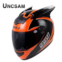 

Motorcycle helmet full face helmet motorcycle helmet men and women four seasons safety anti-fog anti-fall eye protection helmet