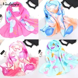 Бренд маленький шелковый шарф для женщин Весна украшение печати дикий длинный 2019 Мода Дизайн пляжный шарф шарфы женщин echarpe