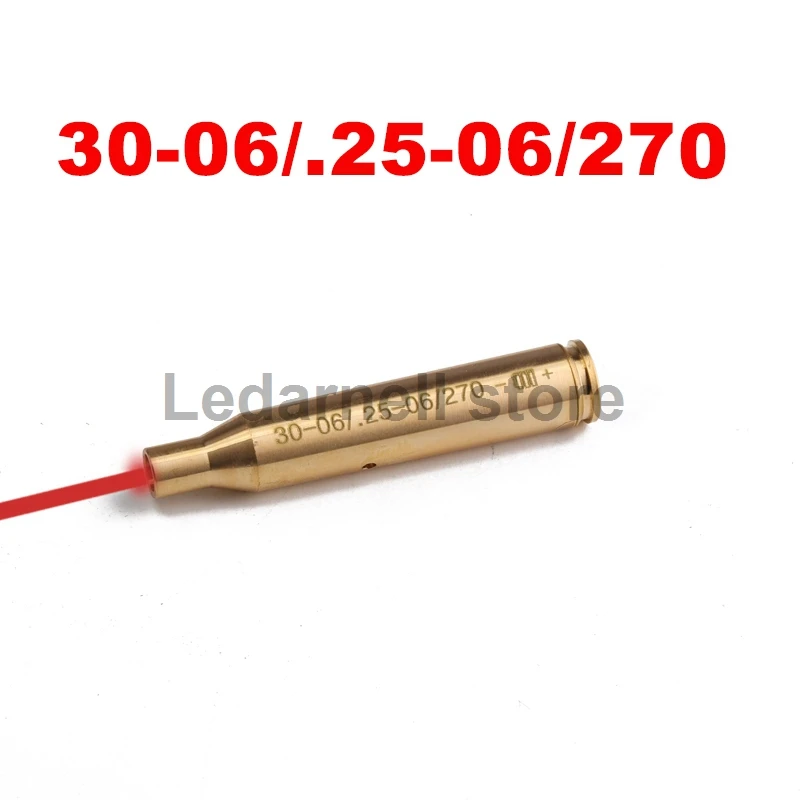 CAL .30 06 .25 06 .270WIN Red Laser Bore Sight Sighter Brass