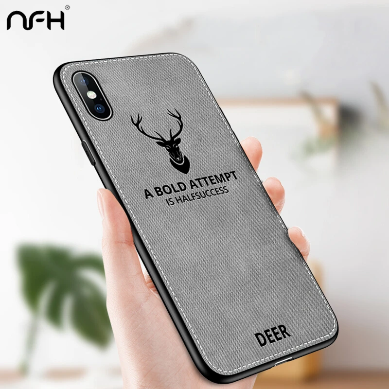 TPU чехол для айфон XR XS Max крышка Капа простой мягкий силиконовый тканевые текстуры