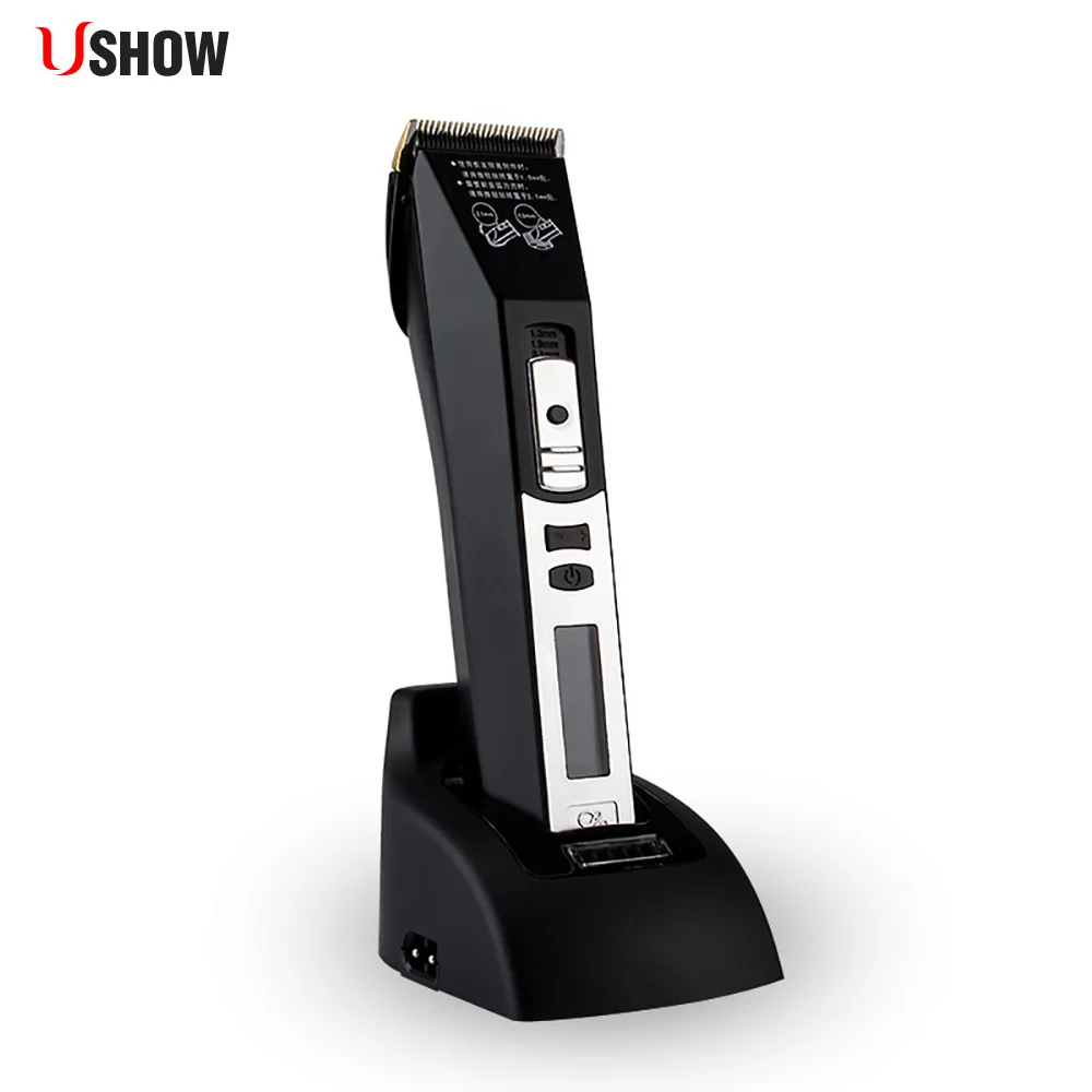 Electric Hair Clipper Rechargeable Hair Trimmer LCD Professional Haircut Machine Hairclipper Barber Salon Hairdressing