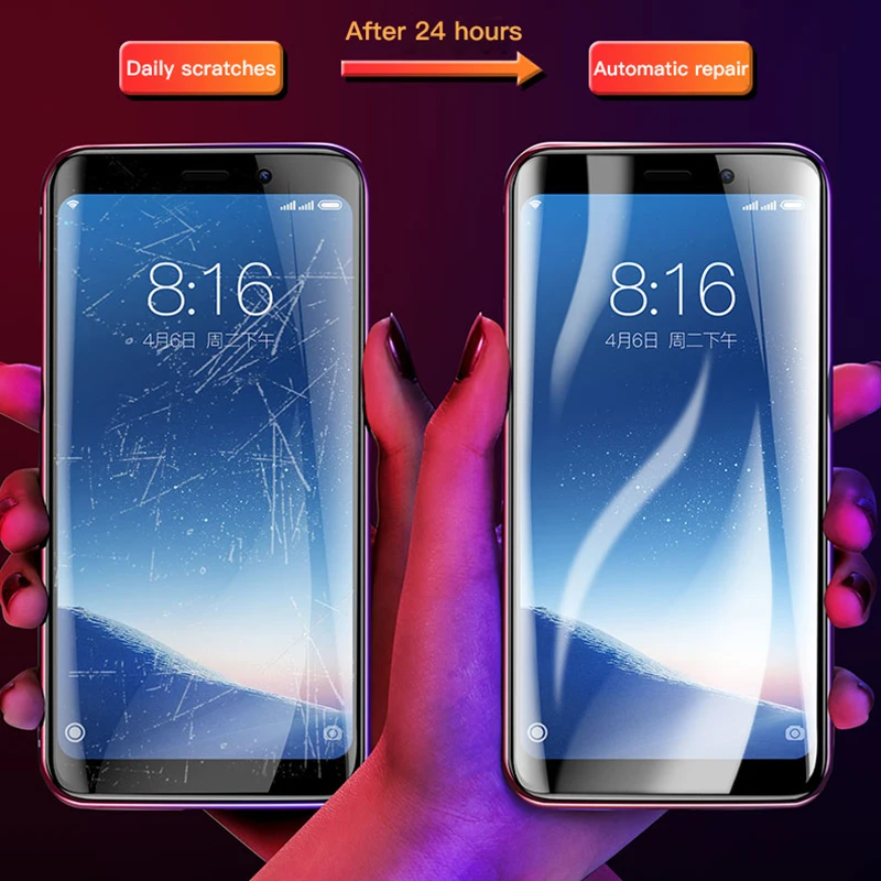 Мягкая Гидрогелевая пленка с полным покрытием для Samsung Galaxy Note 10 9 8 S9 S8 S20 Ultra S10 e 5G Plus