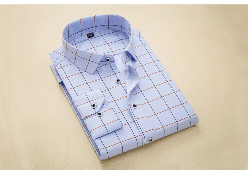2019 Для мужчин Camisa мужской рубашки с длинным рукавом Для мужчин рубашка в клетку одежда рубашка социальных Повседневное Masculina платье Homme Plue