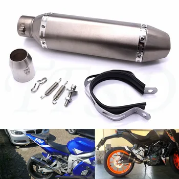 

Universal 36 51mm motorcycle modified Akrapovic exhaust pipe muffler For Yamaha FZ1 FZ6 FZ8 FZ6R XJ6 MT-07 MT-09 R6 R3 FZ09 FJR