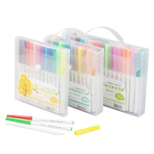 12/24/36 Цвет ручка Книги по искусству маркера рисунок комплект детская живопись воды Цвет ручка безопасный- токсичных граффити здоровья и окружающей среды
