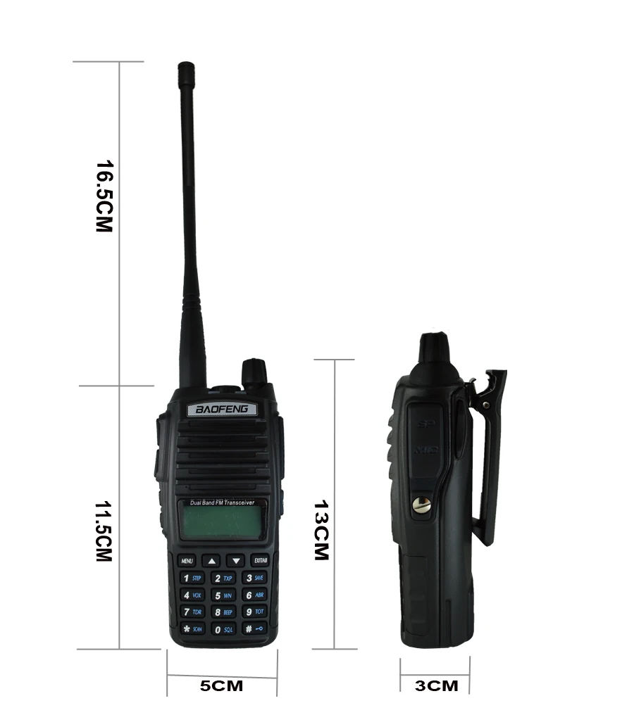 2 шт./компл. Высокая мощность 8 Вт baofeng UV-82 портативный двухстороннее радио UV 82 двойной PTT радио приемопередатчик+ Складная CS тактическая антенна