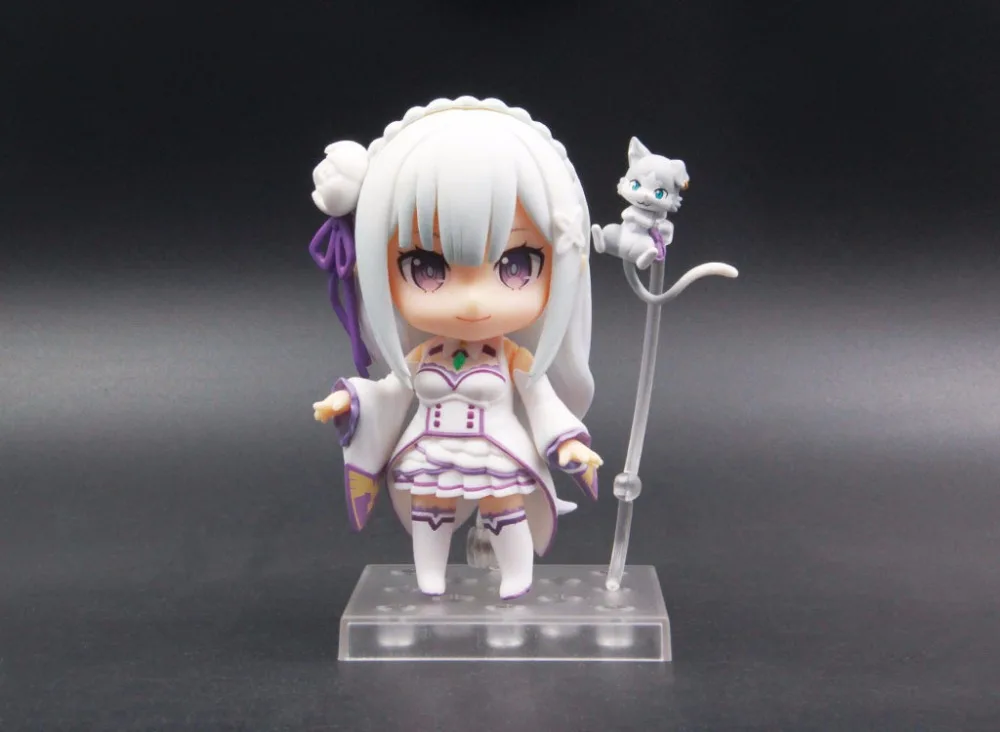 

Emilia Q Version Re:life In A Different World Japanese Anime Pvc Action & Figure Collectible Model Toy Figures Christmas Gifts